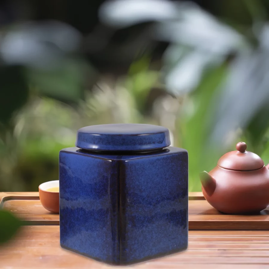 Tea Canister Food Containers Spice Sealed Jar Ceramics - Image 2